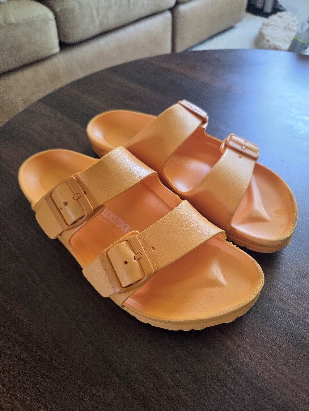Birkenstock Arizona Eva Sandals Orange Size 40 W 9 M 7
